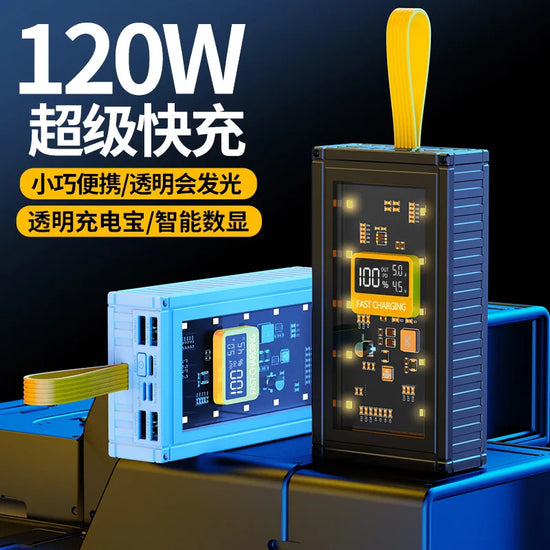 PowerBank 50000mAh 30000mAh 20000mAh Spare battery Portable Charger Mobile External Battery Fast charging For Camping iPhone
