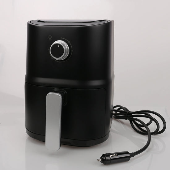 200W 24V 2.5L Electric Air Fryer For Camping Travel oil free cooking in Truck