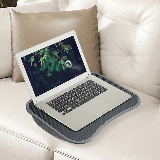 Laptop Lap Desk with Soft Pillow Cushion Multifunctional Laptop Desk Writing Padded Tray for Work Game
