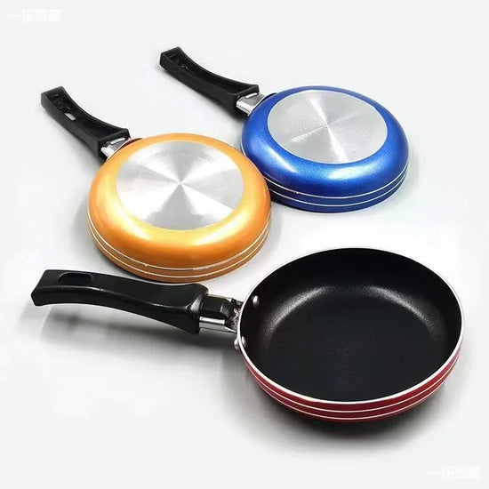 12cm/14cm/16cm Mini Frying Pan Non-Stick Steel Frypan Pot Saucepan for Cookware Kitchen Cookware Fry Eggs Tools Frying Pan