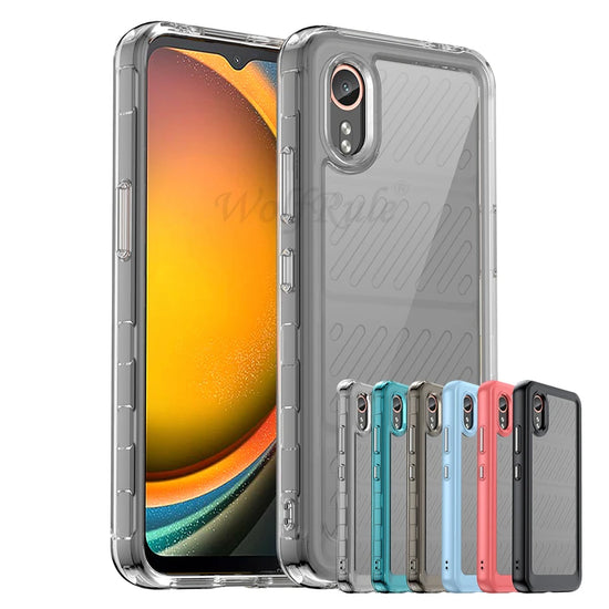 For Samsung XCover 7 Case Cover Samsung Galaxy XCover 7 Capas Armor Shockproof Bumper Transparent Colour Clear Samsung XCover 7